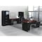 Fusion Fusion L-Desks with Storage, 72 D X 29 H, 72 W X Wood, Metal MLD723042MH - alternate 7